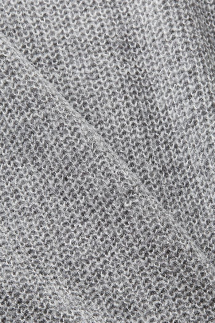 Cowl Neck Sweater, MEDIUM GREY, detail image number 4