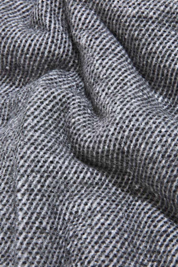Soft throw in blended cotton, ANTHRACITE, detail image number 2