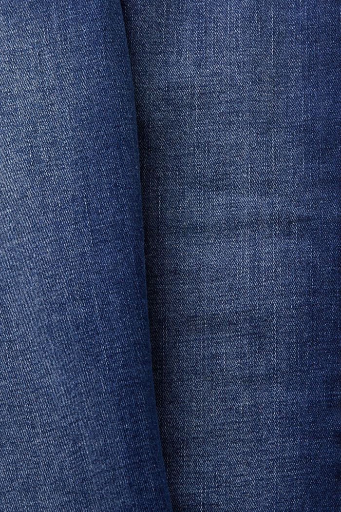 Stretch jeans in organic cotton, BLUE DARK WASHED, detail image number 5