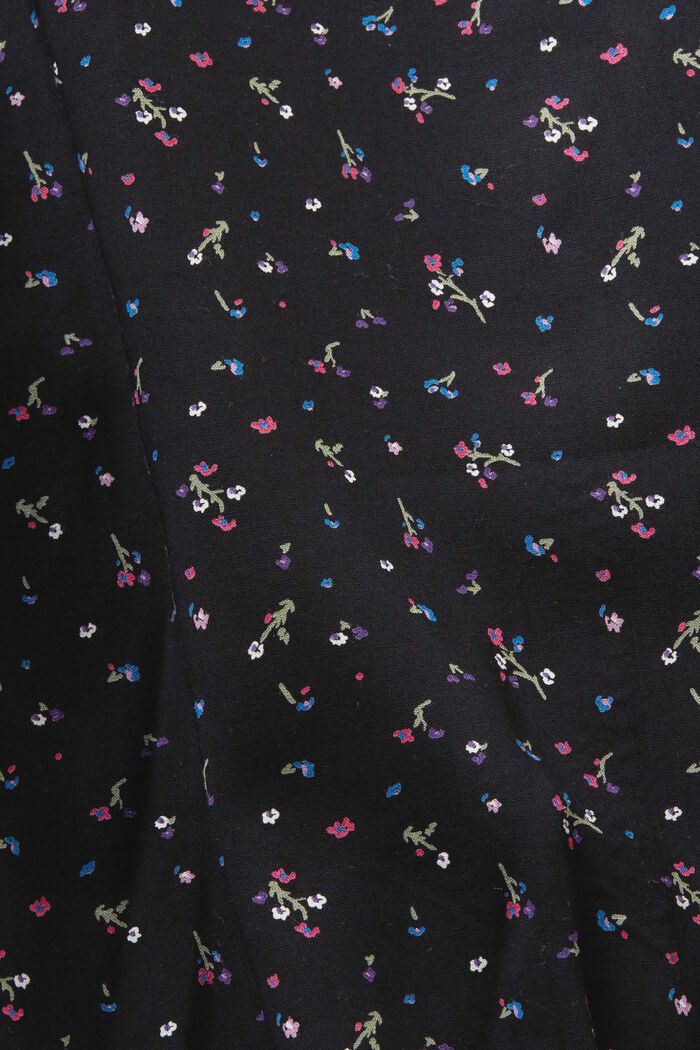 Patterned blouse, LENZING™ ECOVERO™, NEW BLACK, detail image number 5