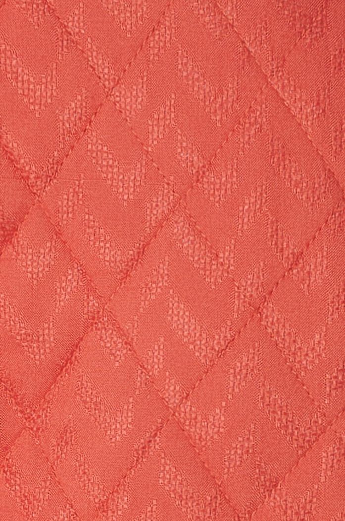 Quilted gilet with woven pattern, FLAME RED, detail image number 3