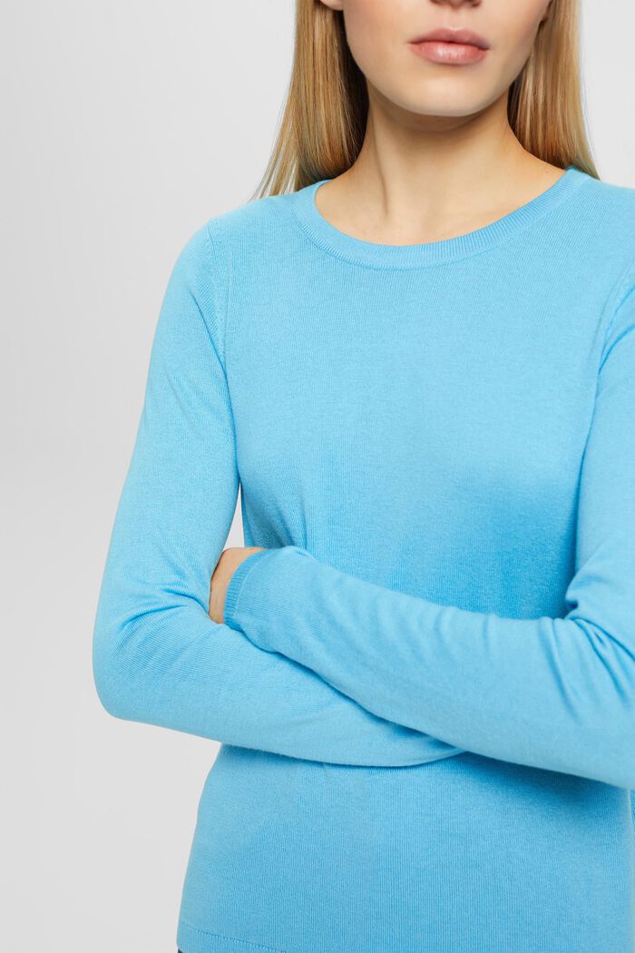 Knitted jumper, TURQUOISE, detail image number 2
