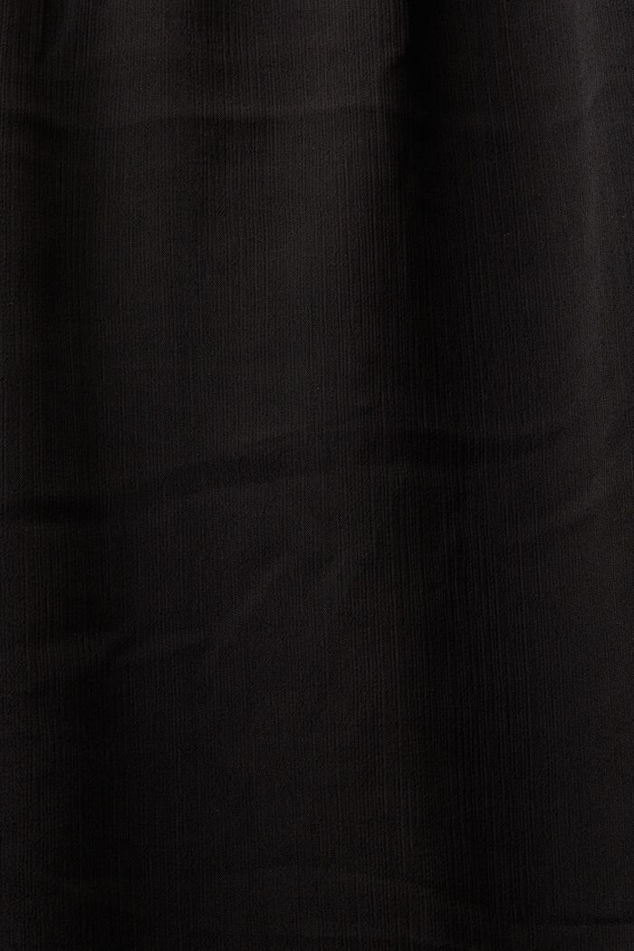 Crêpe Chiffon Mini Dress, BLACK, detail image number 5