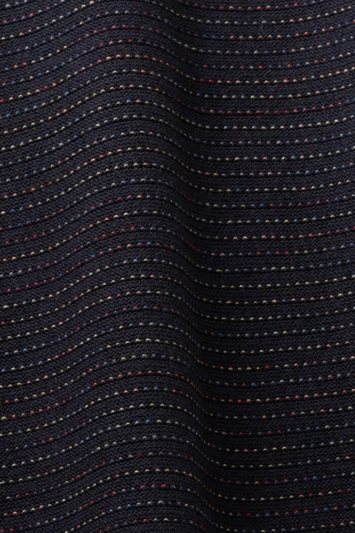 Half-zip knit jumper with colourful stripes, NAVY, detail image number 5