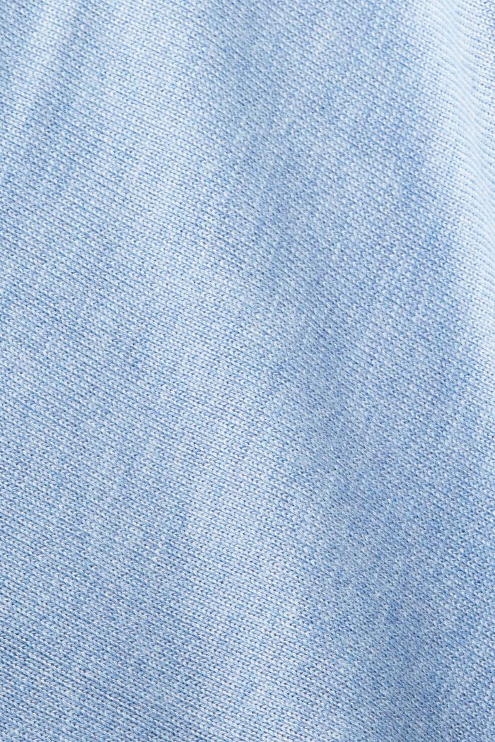 Two-tone poncho, PASTEL BLUE, detail image number 2