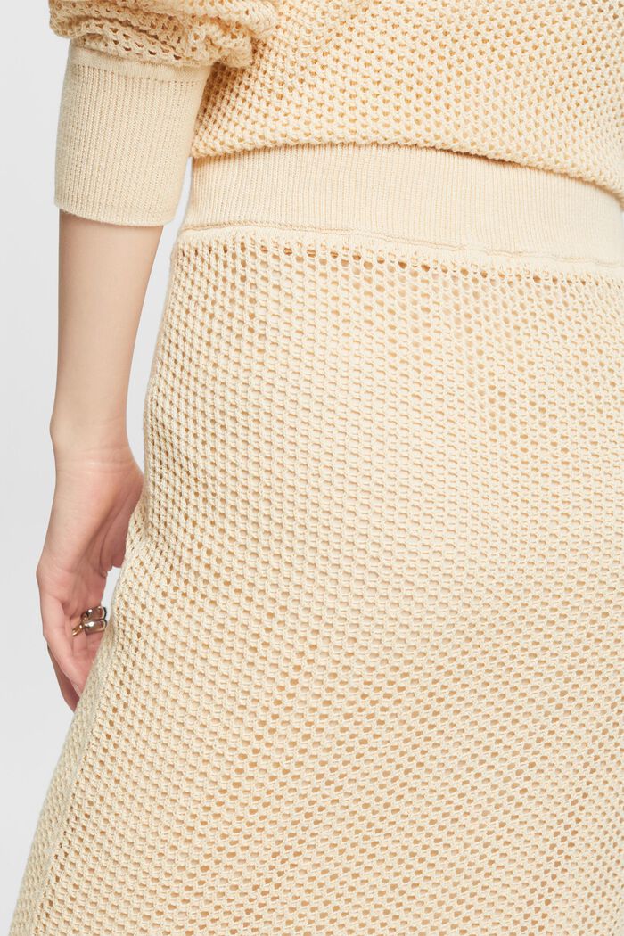 Mesh Pencil Midi Skirt, SAND, detail image number 3