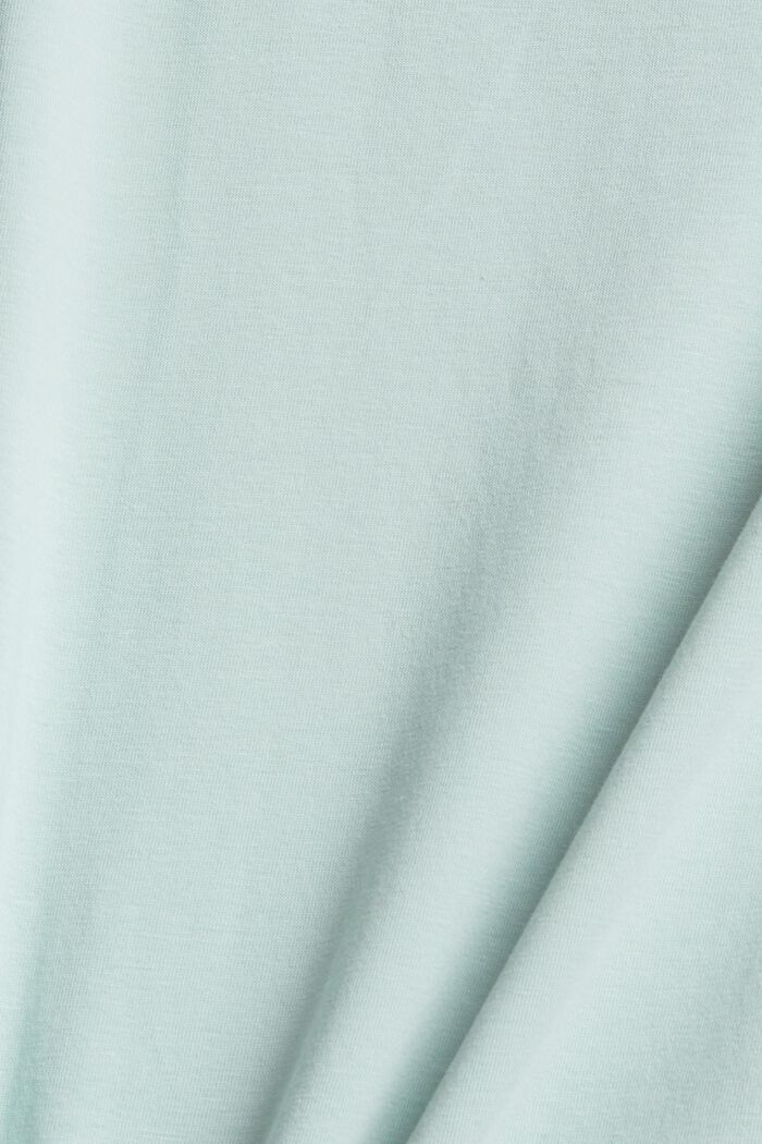 Active organic cotton top with mesh inserts, PASTEL GREEN, detail image number 1