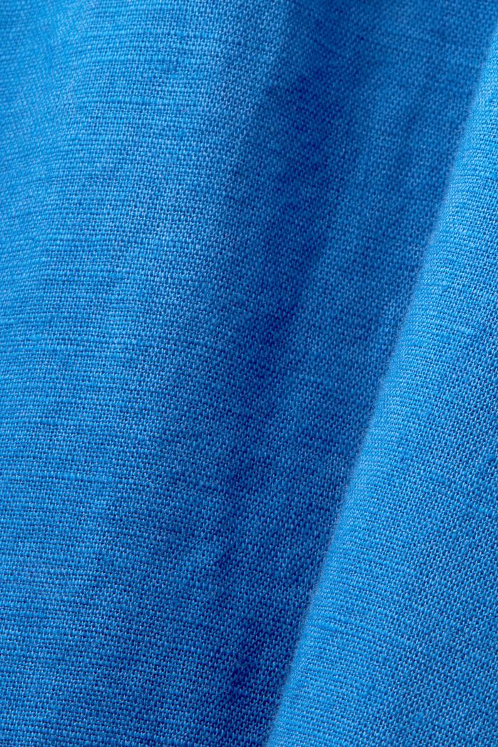 Mini dress, cotton-linen blend, BRIGHT BLUE, detail image number 5