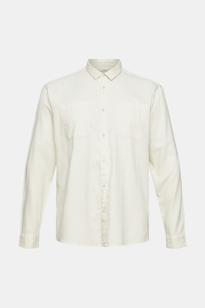 Containing TENCEL™: shirt with breast pockets