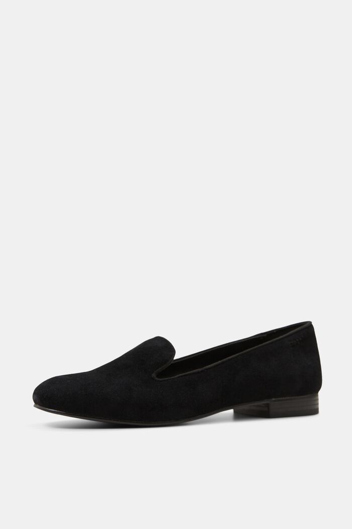Suede loafers, BLACK, detail image number 2