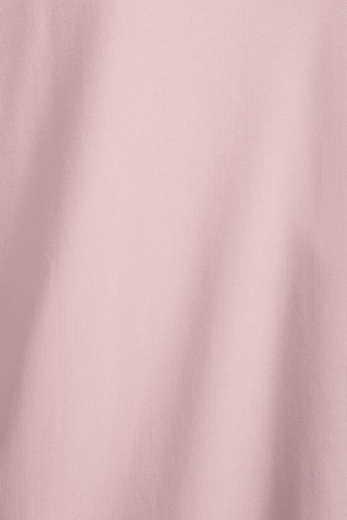 Embroidered Cotton-Jersey Dress, PINK, detail image number 4