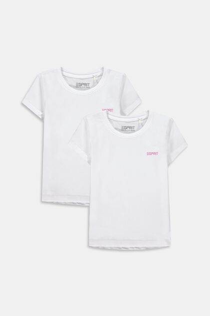 Double pack of stretch cotton T-shirts