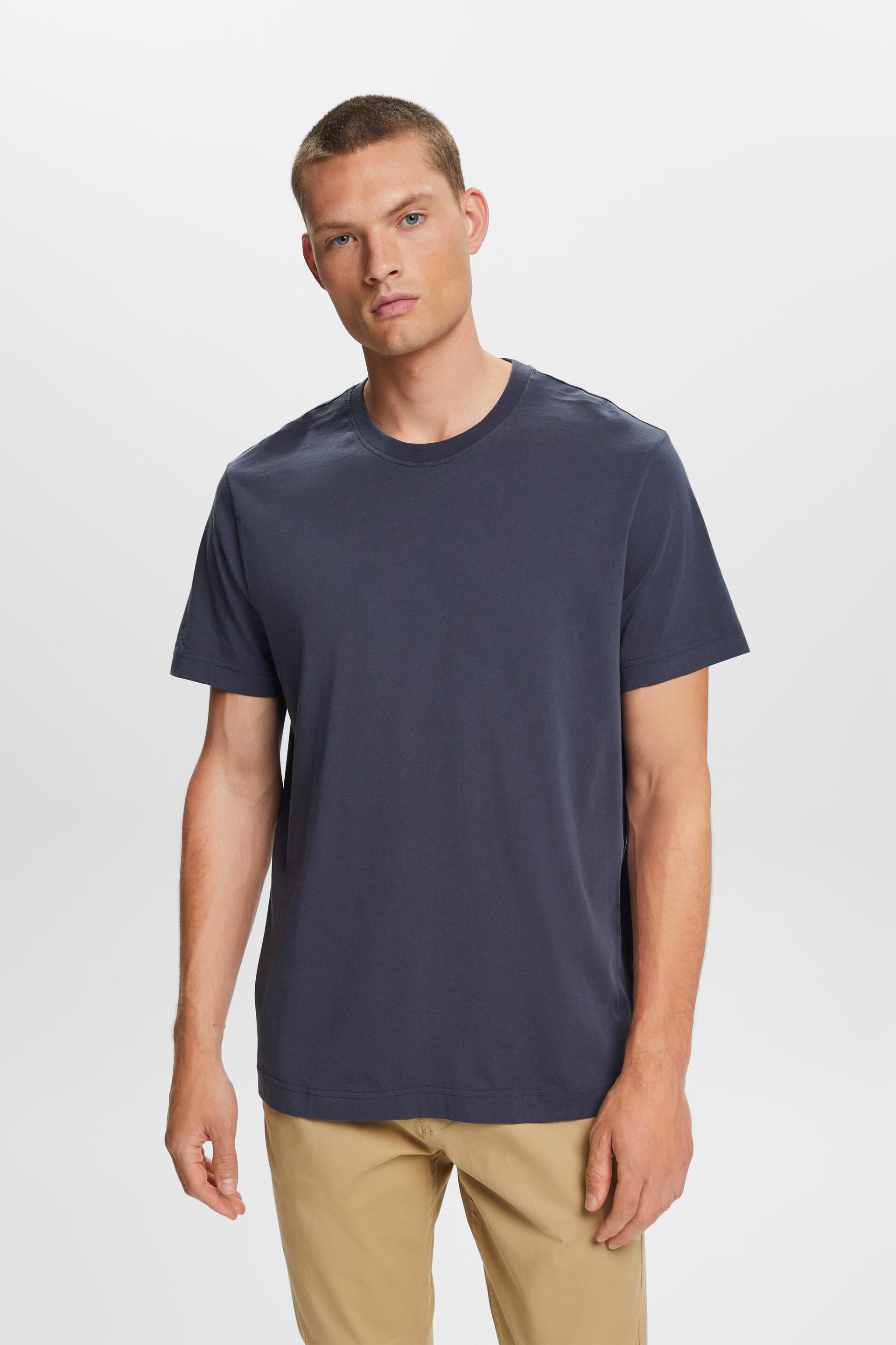 3093AC maglia uomo KAOS blue cotton silk t-shirt man