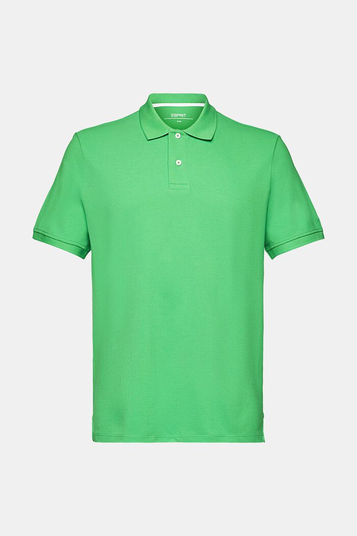 Slim fit polo shirt, GREEN, detail image number 7