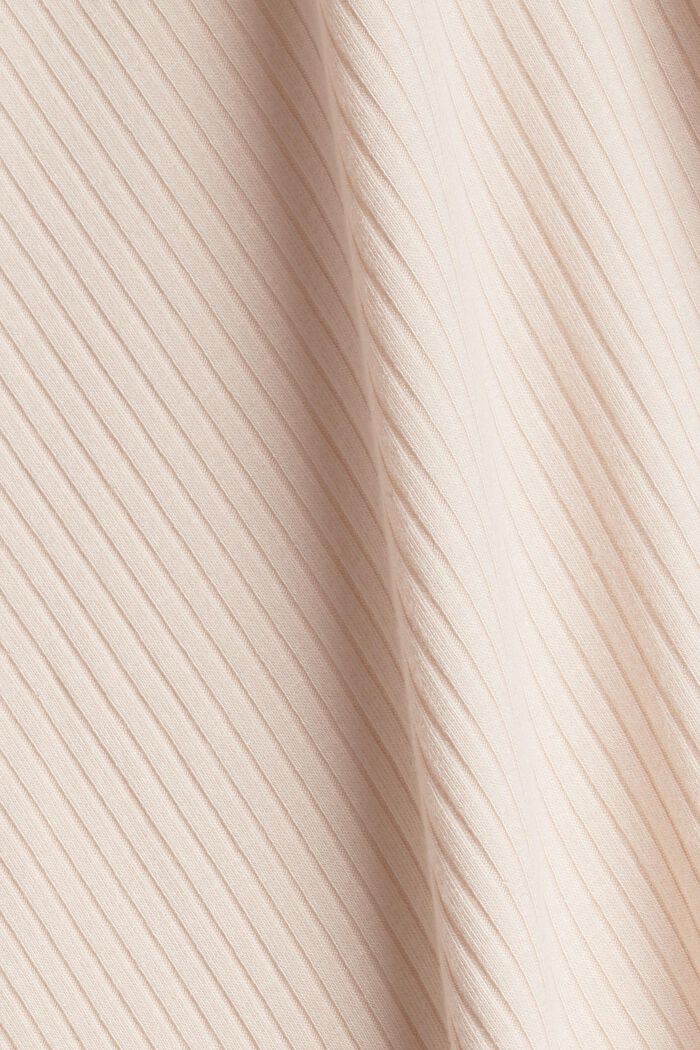 Ribbed tank top made of LENZING™ ECOVERO™, NUDE, detail image number 1