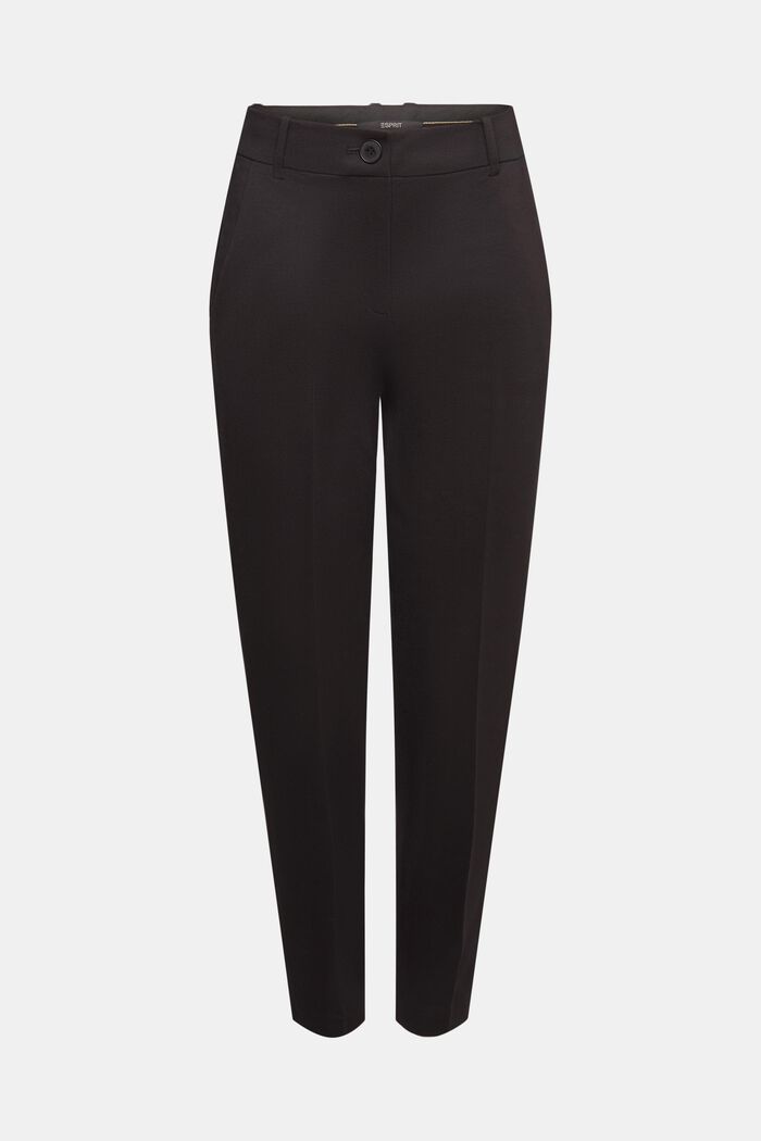 SPORTY PUNTO mix & match tapered trousers, BLACK, detail image number 7