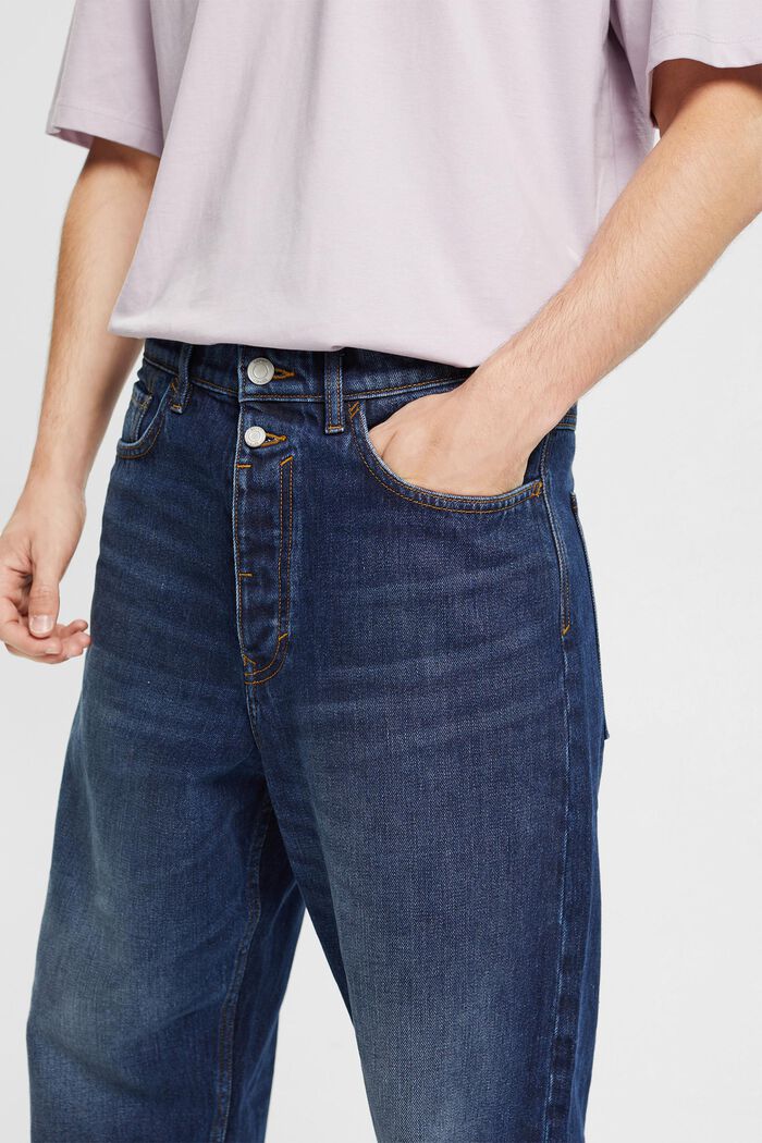 Loose fit jeans, BLUE DARK WASHED, detail image number 0