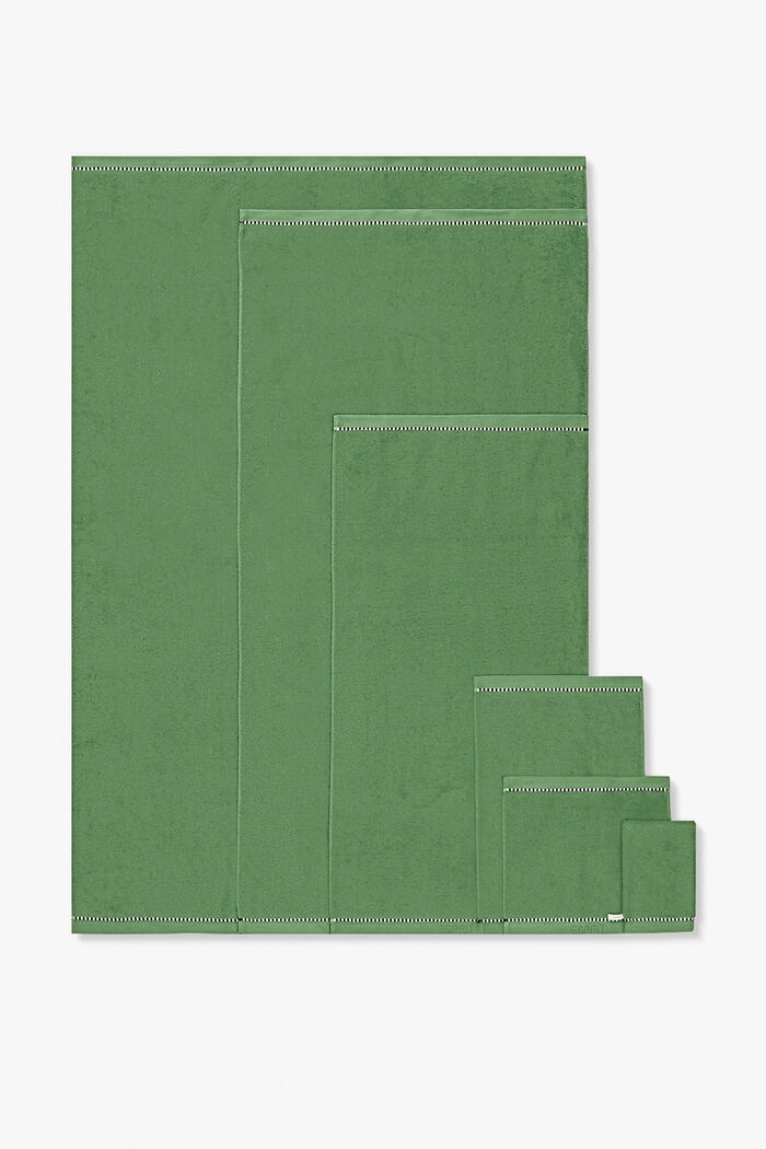 With TENCEL™: terry cloth towel collection, MOSS GREEN, detail image number 0
