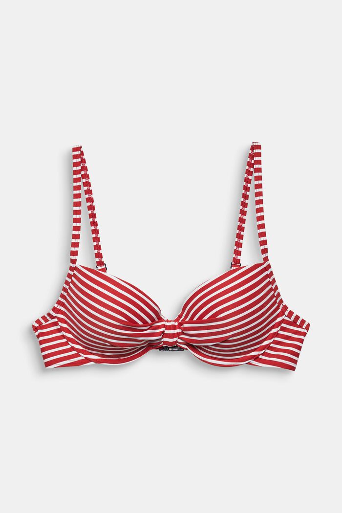 Recycled: Underwire top with stripes