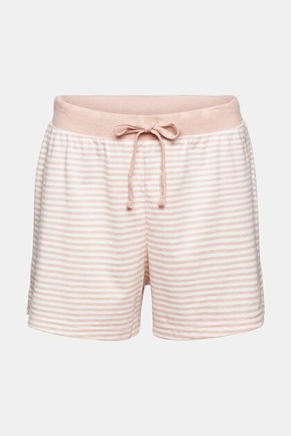 Jersey pyjama shorts, organic cotton blend