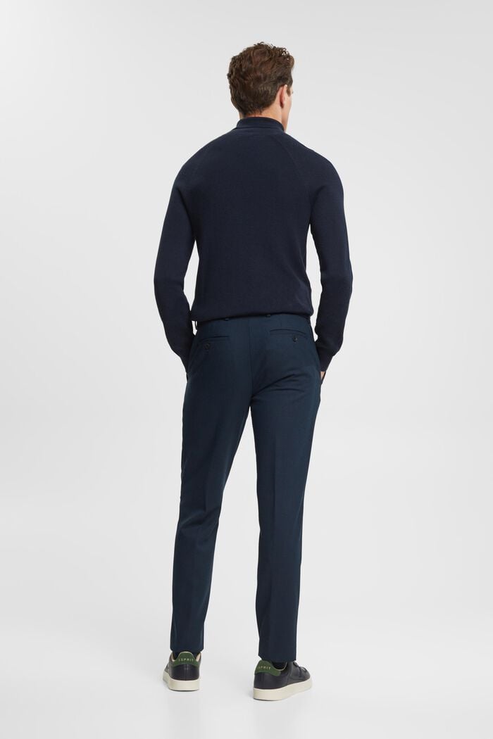 Mix & Match: Bird's eye suit trousers, NAVY, detail image number 3