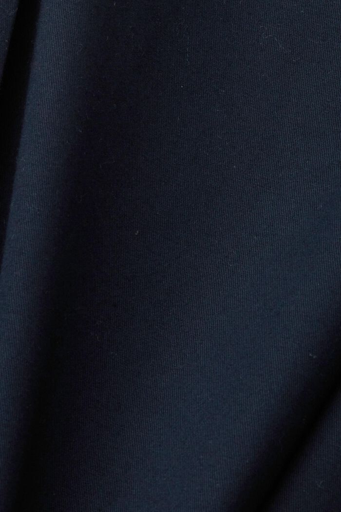 High-rise slim fit trousers, NAVY, detail image number 5