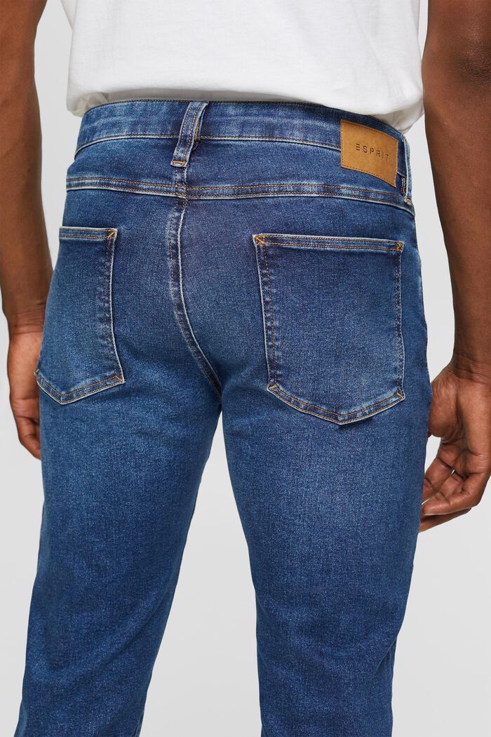 Slim fit jeans, Dual Max, BLUE MEDIUM WASHED, detail image number 4