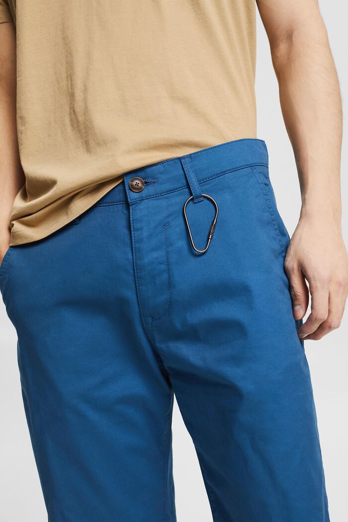 Short organic cotton trousers, BLUE, detail image number 0