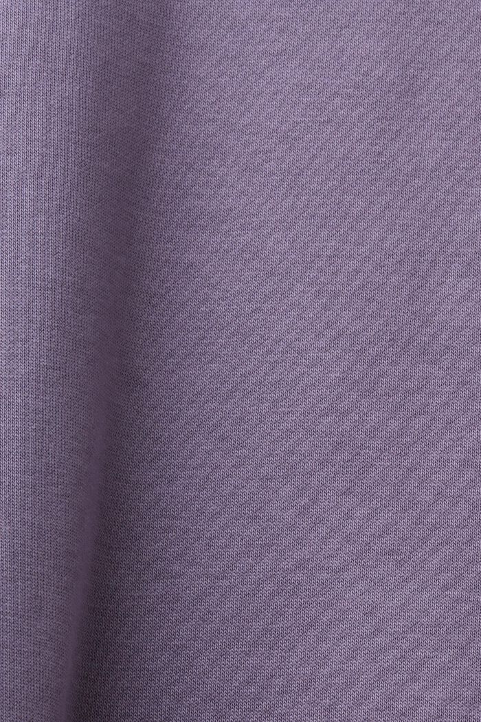 Sweatshirt with logo stitching, LAVENDER, detail image number 4