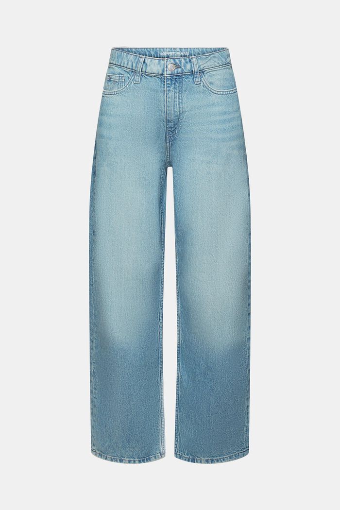 High-Rise Retro Loose Jeans, BLUE LIGHT WASHED, detail image number 6