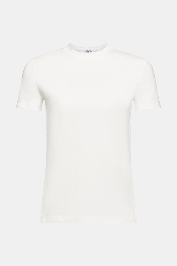 Crewneck T-Shirt, OFF WHITE, detail image number 5