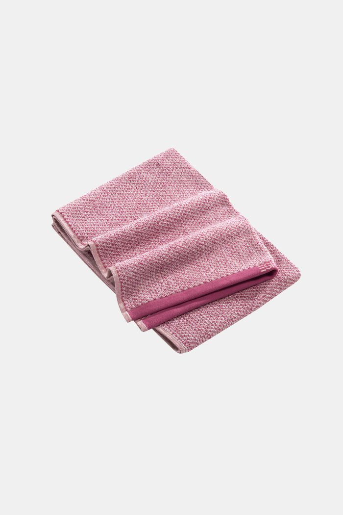 Melange towel, 100% cotton, BLACKBERRY, detail image number 0