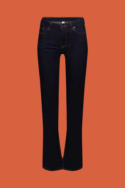 Super stretch jeans with organic cotton, BLUE RINSE, overview