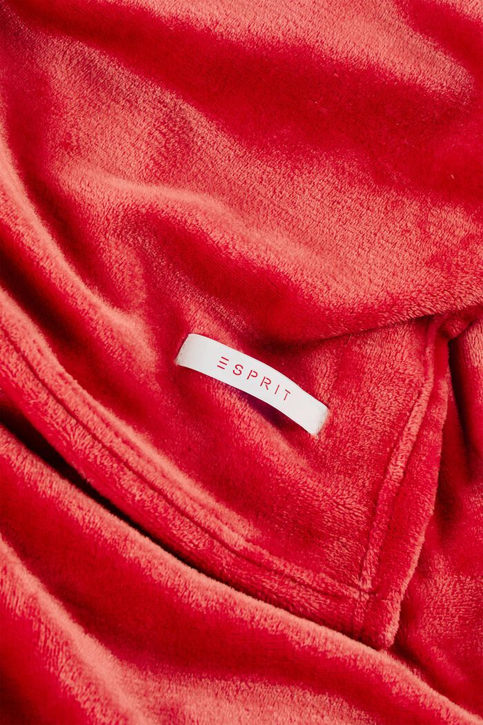 Fleece plaid, RED, detail image number 1