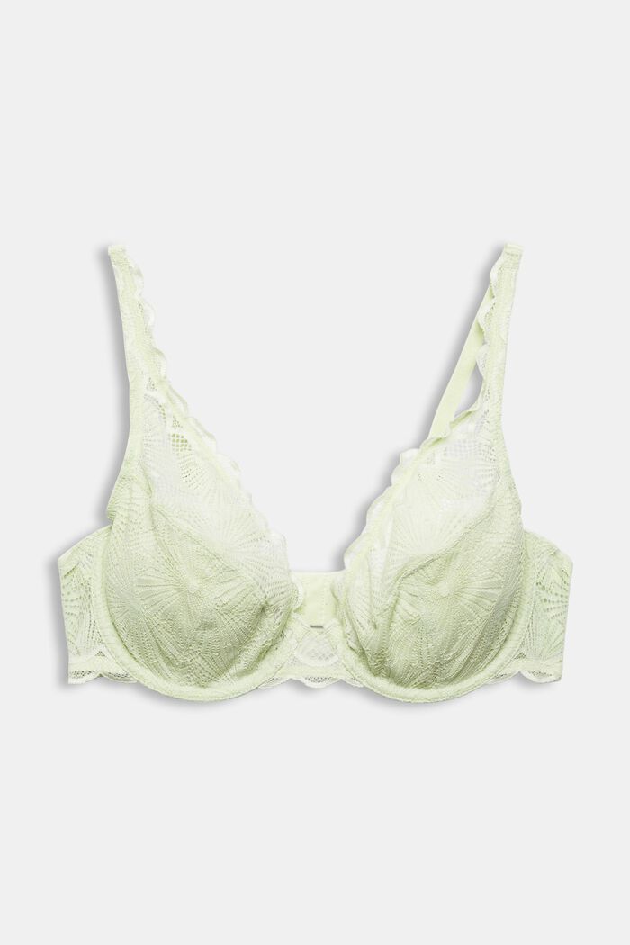 Bras with wire, LIGHT GREEN, detail image number 4