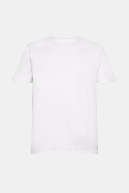 Pure cotton crew neck t-shirt