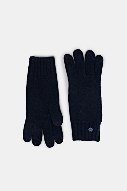 Rib-Knit Gloves