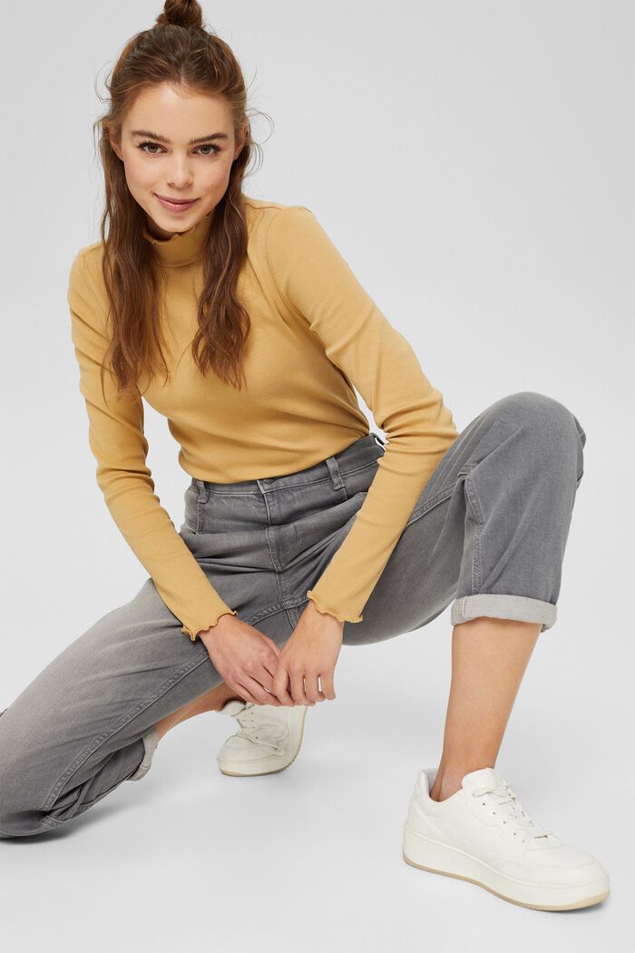 Trendy organic cotton jeans with stretch