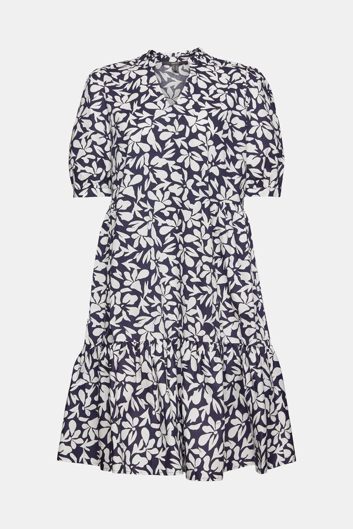 Cotton dress with a print