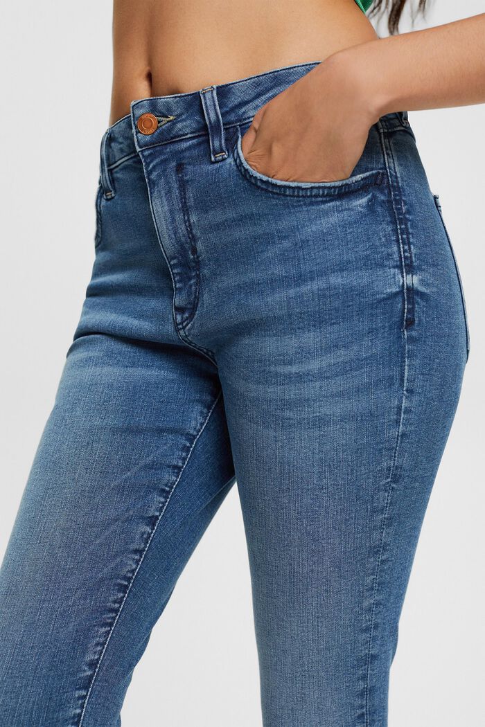 Stretch jeans, BLUE MEDIUM WASHED, detail image number 3