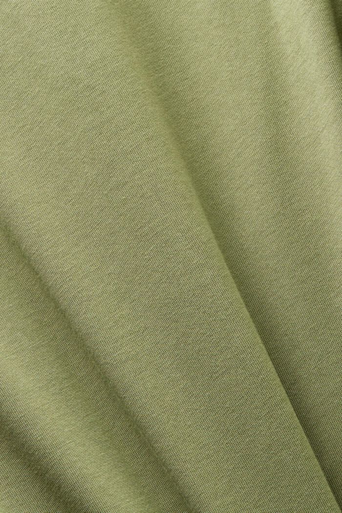 Space-Dyed Collar Polo Shirt, LIGHT KHAKI, detail image number 5