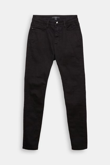 Recycled: Shaping jeans made of organic cotton, BLACK RINSE, overview