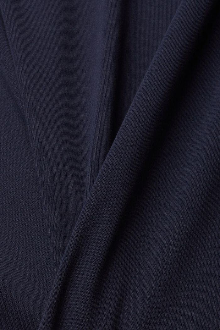 Jersey long sleeve top, NAVY, detail image number 5