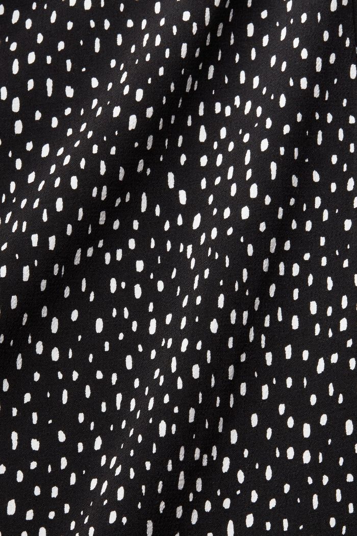 Patterned midi skirt, LENZING™ ECOVERO™, BLACK, detail image number 5