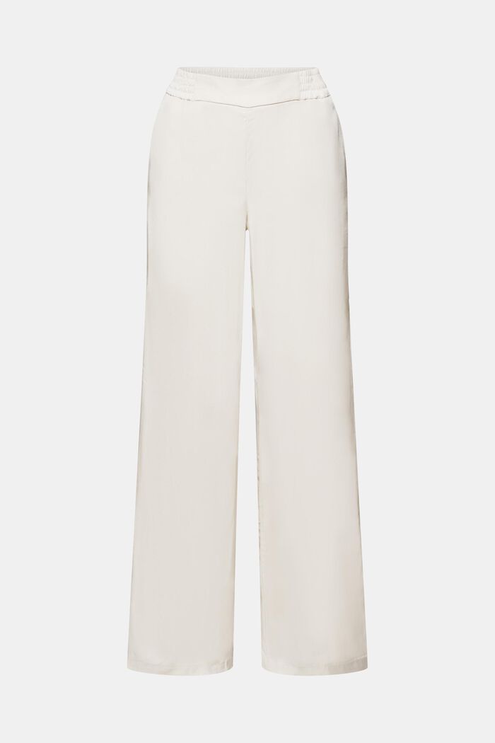 Twill Wide Pull-On Pants, LIGHT BEIGE, detail image number 7