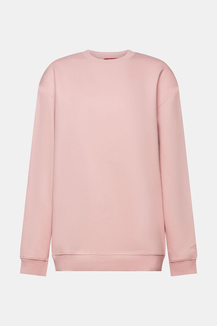 Cotton Blend Pullover Sweatshirt, OLD PINK, detail image number 7