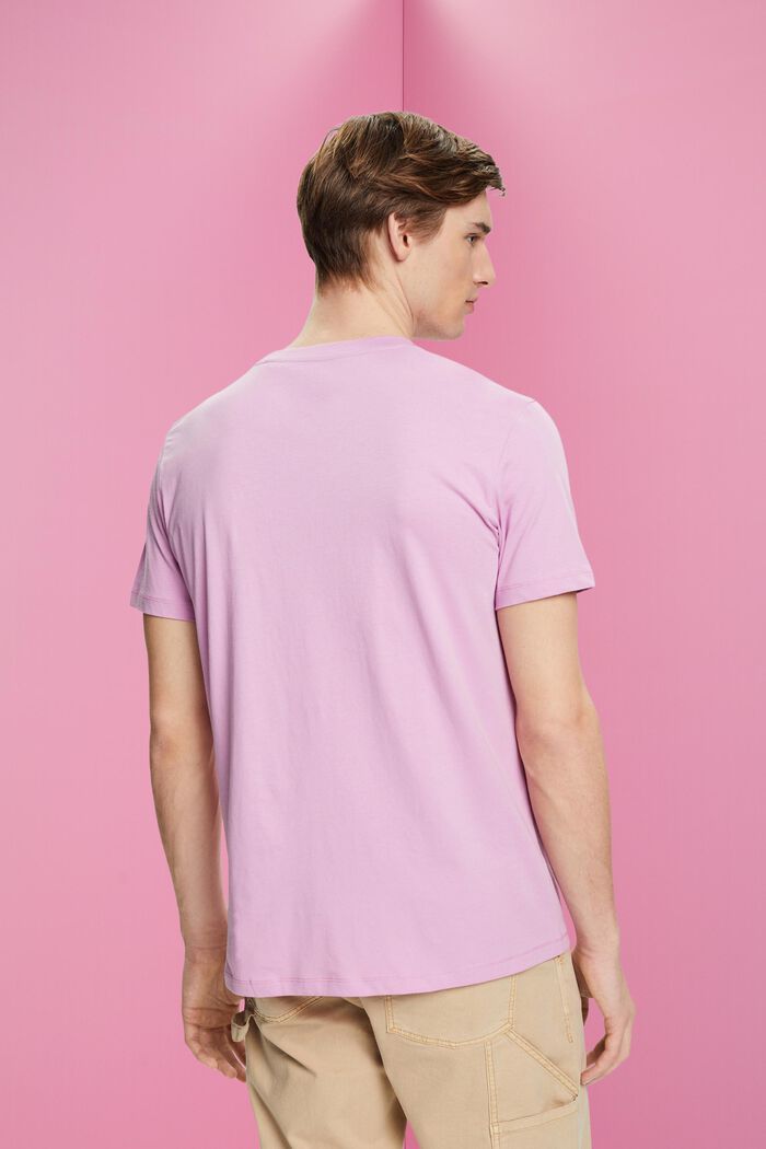 Sustainable cotton T-shirt with print, LILAC, detail image number 3