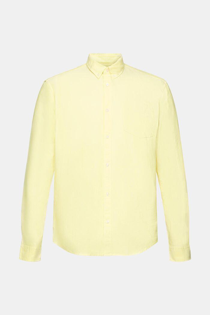 Button-down shirt, BRIGHT YELLOW, detail image number 2