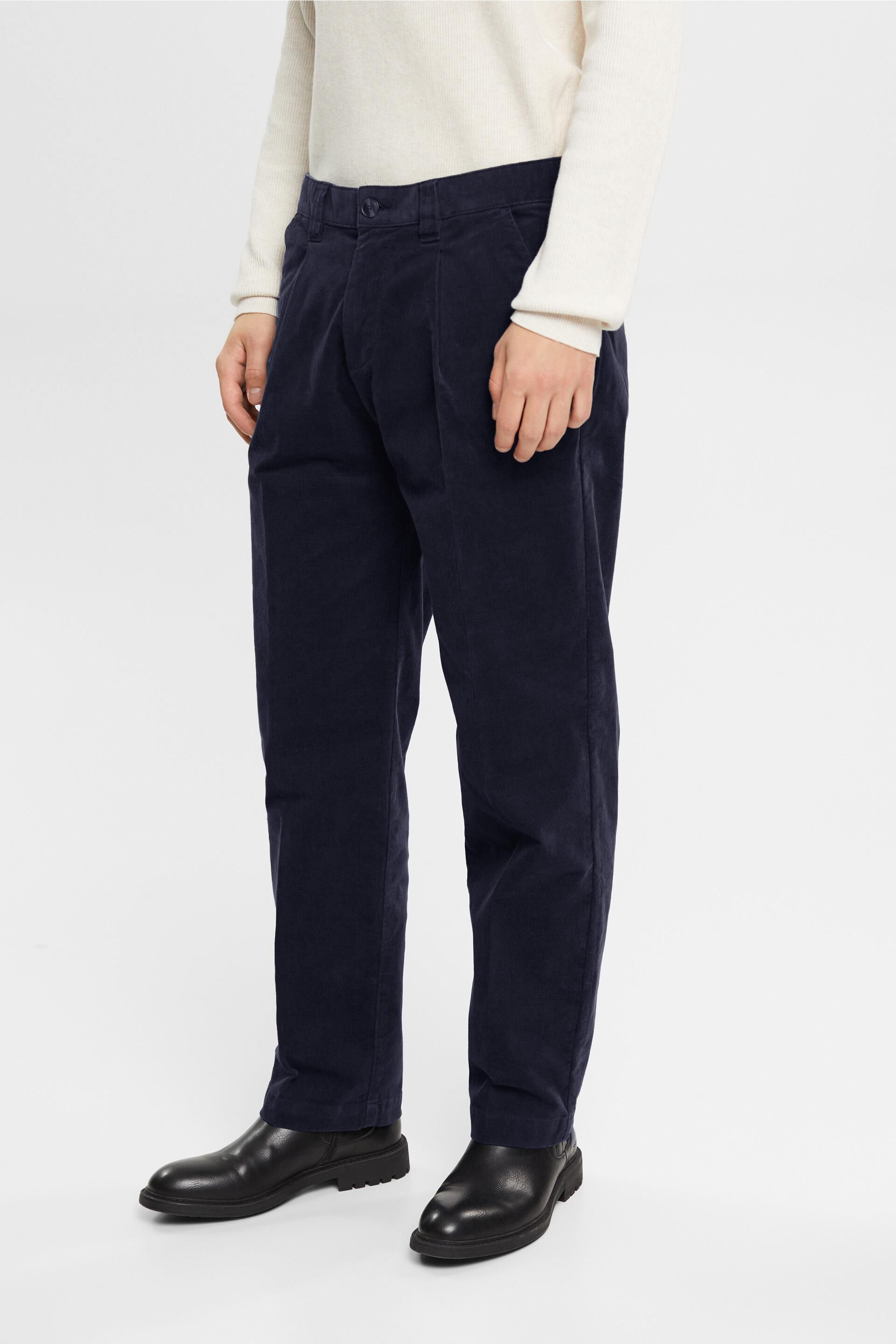 ESPRIT  Wide fit corduroy trousers at our online shop