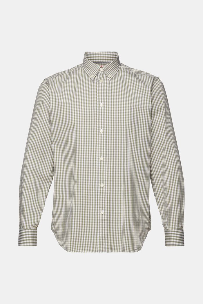 ESPRIT - Vichy button-down shirt, 100% cotton at our online shop